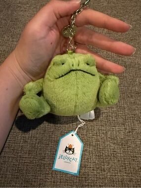 Ricky rain frog Jellycat keychain